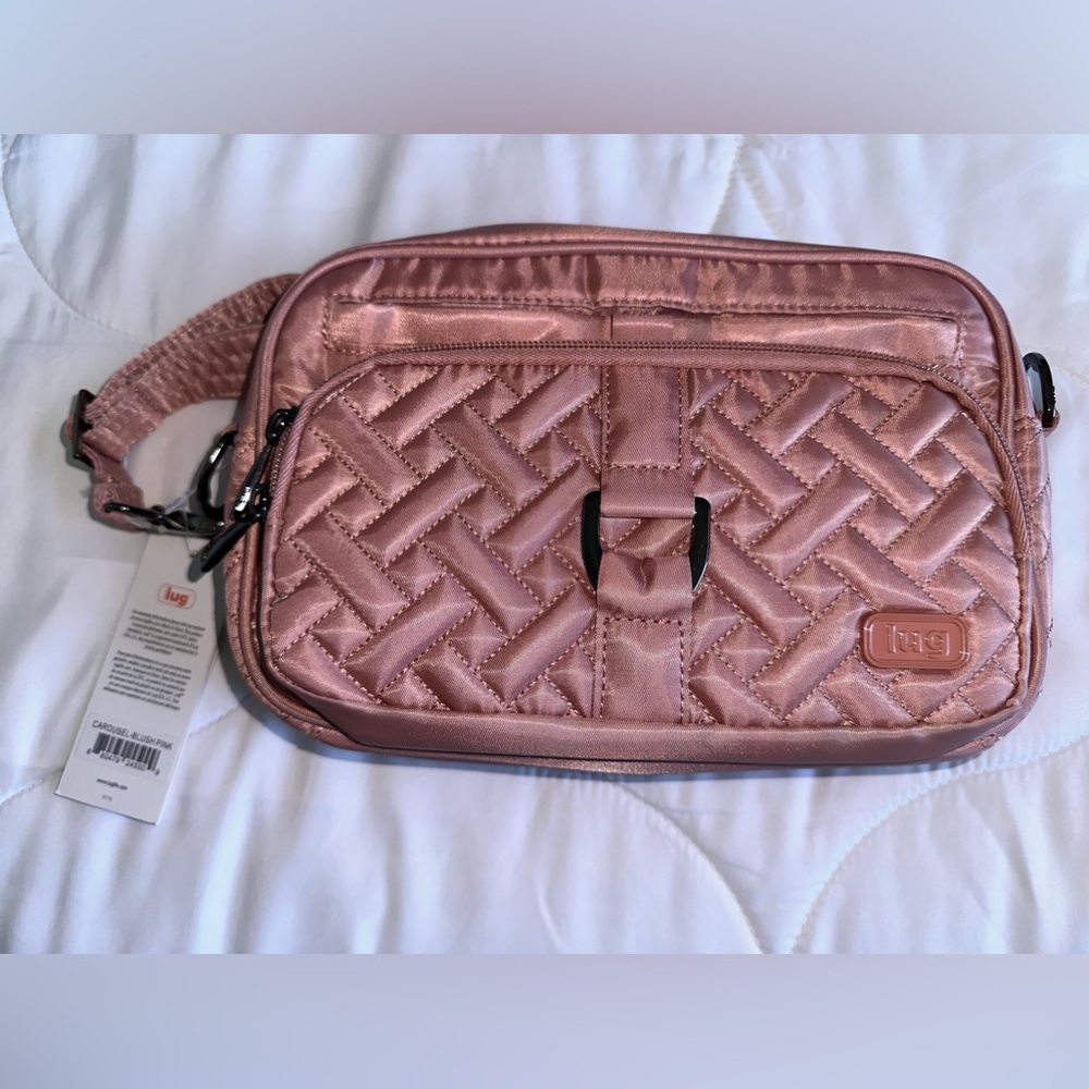 Lug Blush Pink Carousel Crossbody Purse